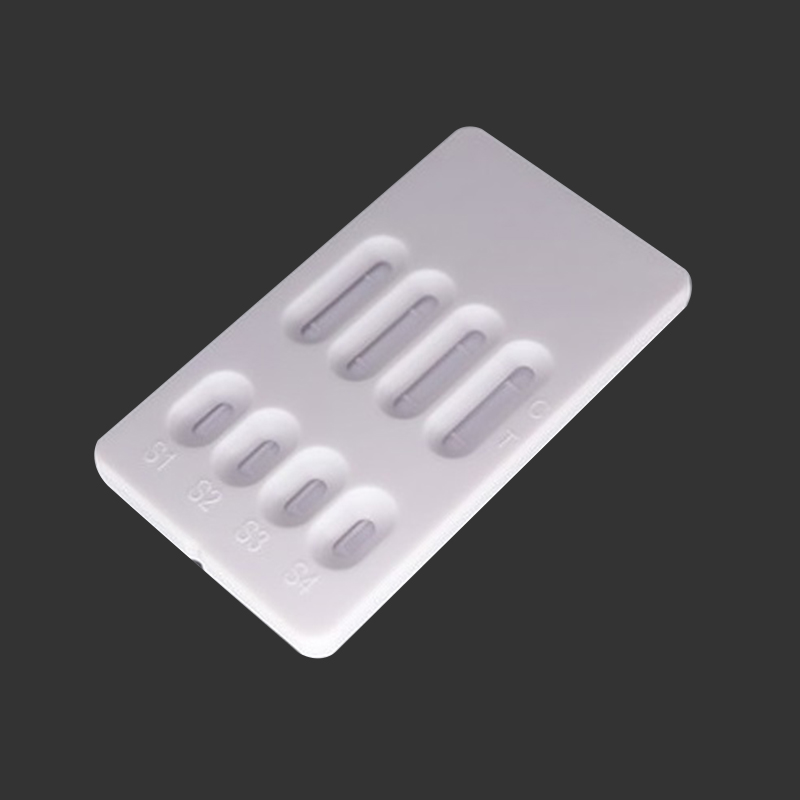 Carcasa de plástico para kit de prueba IVD