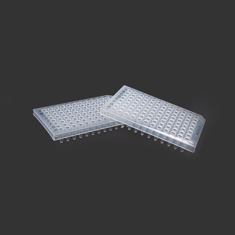 Placas de PCR de 96 pocillos con semifaldón