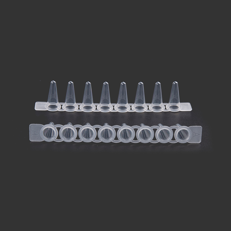 Tira de 8 tubos PCR de 0,1 ml