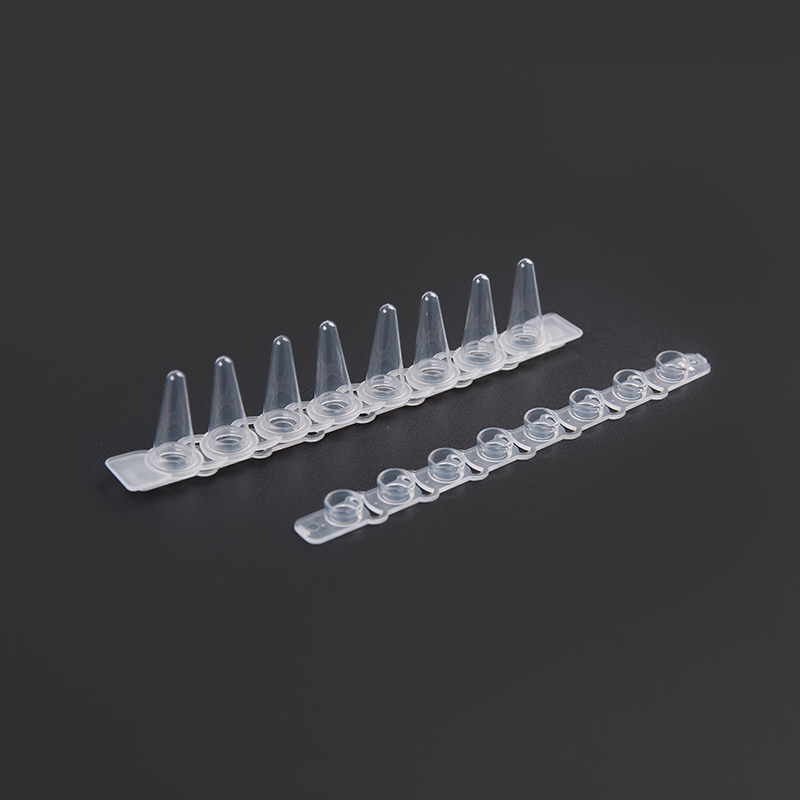 Tira de 8 tubos PCR de 0,1 ml